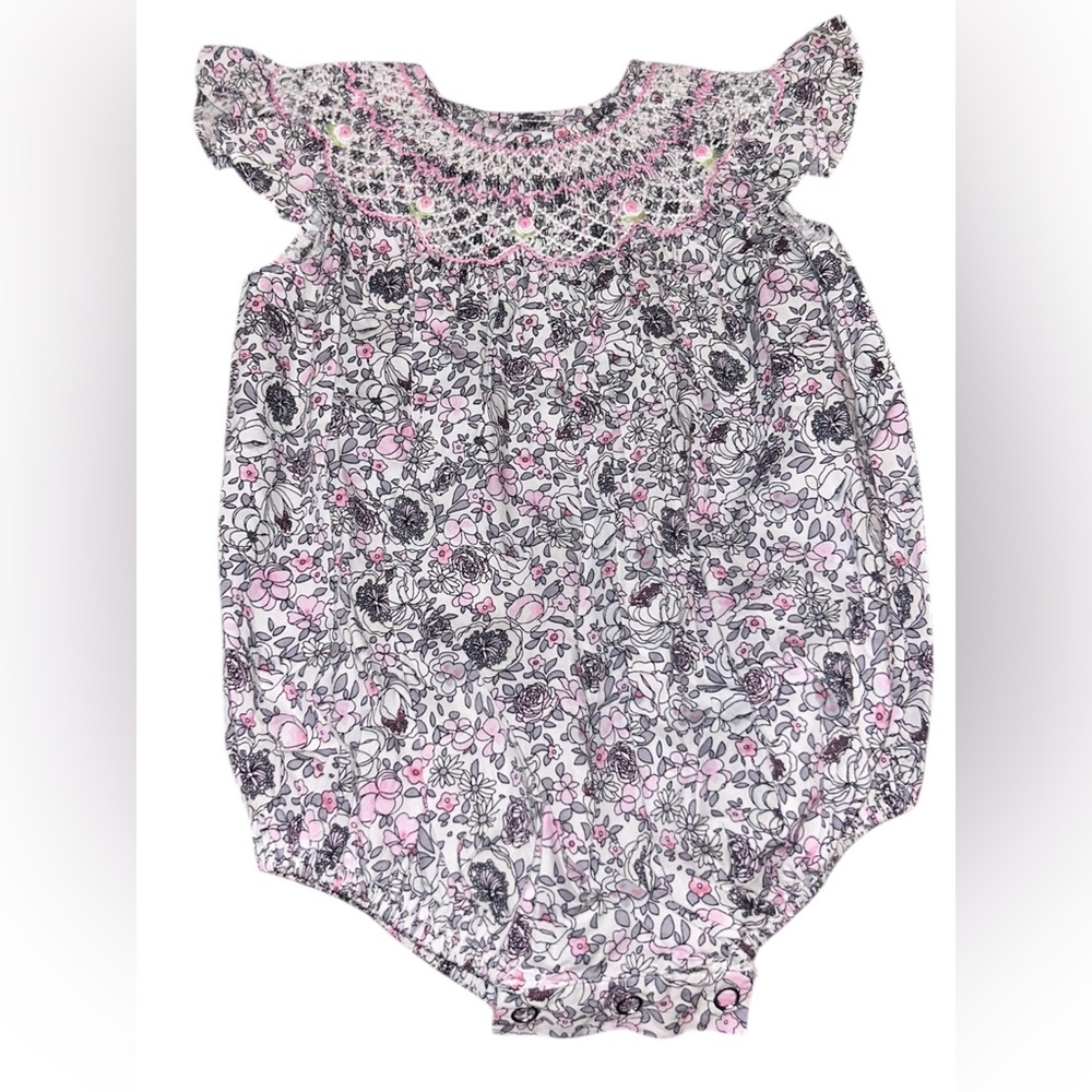 Sweet Dreams Girls Smocked Bubble Size 9 Months